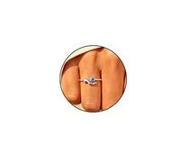 Otxas Silver Evil Eye Ring Dainty Open Adjustable Rings Mal De Ojo Evil Eye Jewelry for Women Energy Protection Ring, Metal, No Gemstone