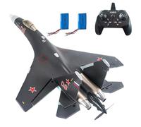 OTXKOO RC Plane Remote Control Airplane RTF 4CH Tail Motor 3D / 6D Stunt Function SU35 Jet Aircraft with Hobby Model 2 Left Hand Throttle