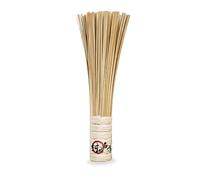 OTYFGHD 12-Inch Bamboo Wok Brush, Flat Brush, Kitchen Cleaning Brushes for Scrubbing and Cleaning Cooking Pots, Pans and Grilling Utensils (1 Pack)