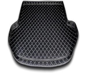 OTYKPXNV Leather Trunk Mat For Mercedes-Benz E Class W213 Estate 2016-2023, Auto Rear boot Mat Liner Luggage Tray Protector Pad Waterproof Slip Car Interior Accessorie,E/Black-Beige