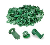 Otzoan Greenhouse Twist Clips Plastic Greenhouse Fixing Clips Washers Extender Corner Clips for Aluminium Greenhouse Bubble Wrap Insulation Netting Shading