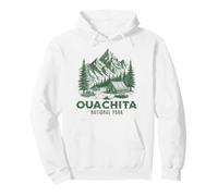 Ouachita National Park Arkansas Mountain Hiking Trail Retro Pullover Hoodie