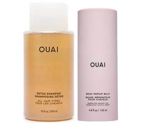 OUAI Bond Repair Balm + Detox Shampoo Duo