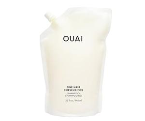 OUAI Fine Shampoo Refill - Volumizing Shampoo with Strengthening Keratin, Biotin & Chia Seed Oil for Fine Hair - Delivers Weightless Body - Paraben, Phthalate & Sulfate Free Hair Care - 946ml