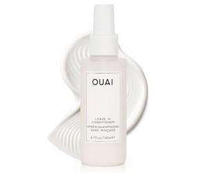 OUAI Leave In Conditioner & Heat Protectant Spray - Prime Hair for Style, Smooth Flyaways, Add Shine and Use as Detangling Spray - No Parabens, Sulfates or Phthalates -140ml