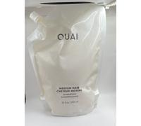 OUAI Medium Shampoo Refill - Hydrating Shampoo with Coconut Oil, Babassu, Kumquat Extract and Keratin - Strengthens, Nourishes and Adds Shine - Paraben, Phthalate and Sulfate Free Hair Care - 946ml