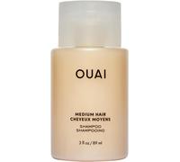 OUAI Medium Shampoo Travel Size - Hydrating Shampoo + Coconut Oil, Babassu, Kum