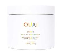 Ouai Scalp & Body Scrub, St. Barts - Foaming Coconut Oil Sugar Scrub & Gentle Scalp Exfoliator Cleanses, Removes Buildup & Moisturizes Skin - Paraben, Phthalate and Sulfate Free Body Care (8.8oz)