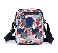 OUAYEMEL Womens Multi Pocket Cross-body Bags Casual Nylon Small Crossbody Bag Phone Bag Messenger Handbag for Women Girls Shoulder Bags for Shopping Hiking Daily Use (Style 7)