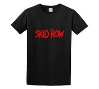 OUBAO Adult T-Shirts Skid Row Logo T Black S