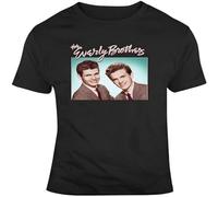 OUBAO Everly Brothers T Shirt Black 3XL