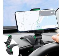 OUBELI Phone Holder for Car Instrument panel- Multifunctional 360 Degree Rotatable and Retractable Car Phone Holder, Adjustable spring clip Universal Phone Holder, Suitable for smartphones