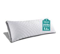 Oubonun Premium Adjustable Long Bolster Body Pillows - Firm and Fluffy Quality Plush Full for Adults, Designed to Accommodate Back, Side and Stomach Sleepers（4ft 6inch）