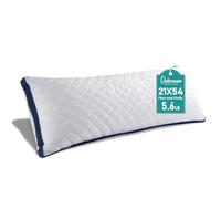 Oubonun Premium Adjustable Long Bolster Body Pillows - Firm and Fluffy Quality Plush Full for Adults, Designed to Accommodate Back, Side and Stomach Sleepers（4ft 6inch）