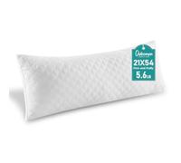 Oubonun Premium Adjustable Long Bolster Body Pillows - Firm and Fluffy Quality Plush Full for Adults, Designed to Accommodate Back, Side and Stomach Sleepers（4ft 6inch）