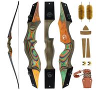 OUBOTER 60" 20-60lbs Takedown Longbow Right Hand Adult Hunting Bow (50 LBS)