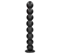 Ouch! Balls of Lust - giant anal bead chain (black) - 55 cm