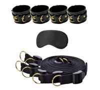 Ouch! Bed Bindings Restraint-OU653GLD Gold One Size
