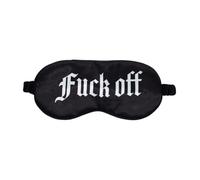 Ouch! by Shots - Fuck Off - Printed Satin Mask, Waterproof - Black