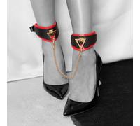 Ouch! by Shots - Milan Collection - Leg Cuffs - Black/Red