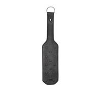 Ouch! by Shots - Pain - Leather Vampire Paddle with Pointy Studs - Black