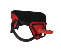 OUCH! Deluxe Silicone Strap On, 8 Inch, Red