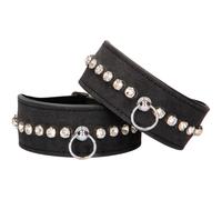 Ouch Diamond Studded Wrist Cuffs