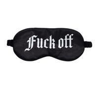 Ouch! - “Fuck Off” satin eye mask (black)