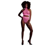 Ouch! - Glow-in-the-Dark Lingerie Set (Pink)