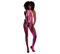 Ouch! - Glow-in-the-Dark Open Jumpsuit (Pink)