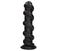 Ouch! Hole Driller - giant anal plug (black) - 31.5 cm