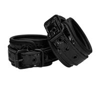 Ouch Luxury Black Hand Cuffs