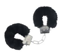 Ouch! - Plush Handcuffs (Black)