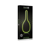 Ouch Restraining & Bondage-OU754GLO Neon Green/Black One Size