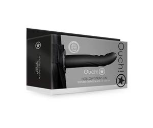 Ouch! Strap ons-OU815 Black 8'' / 20 cm