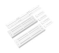 OUCRIY Adjustable RC Car Pedals Side Plate for SCX10 1/8 1/10 Crawler, High Strength and Durability with Visual Flair, RC Crawler Side Pedal (Silver)