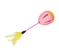 OUCRIY Cat Play Feather Cat Toy, Cat Toy Ball, Cat Play Ball, 360° Rotation, Cats Play on Their Own, House Sitting Toy, Toy to Prevent Obesity, Relieve Lack of Exercise, Pet Toy,