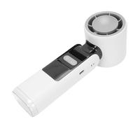 OUCRIY Portable Handheld Turbo Fan,100 Speeds Adjustable LED Display,8H Battery Travel,Camping, for Relaxation (White)