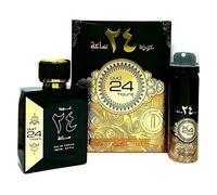 Oud 24 Hours 100ml Ard Al Zaafaran Perfume + Body Spray, 100% Genuine Sealed UAE