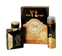 Oud 24 hours | eau de parfum | 100ml with deo | unisex - Bergamot, dark chocolate, Spicy, Jasmine, Amber, incense, patchouli, agarwood