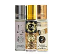 Oud 24 Hours + Oud Mood + Yara 10ml Roll On Attar Perfume Oils | Pack of 3