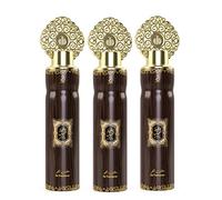 Oud Al Layal | 3x300ml (3 Pack) | Air Freshener Sprays | Room Spray | Outdoor Car Air Freshener | Odour Eliminator & Room Fragrance | Vanilla Amber Oud Air Freshener | Pack Of 3