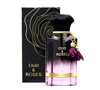 Oud and roses eau de parfum, 60ml | For men and women | Turkish Rose | Oud | Lavender | Sandalwood | Amber | Musk | HIGH OIL CONCENTRATION