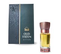 Oud Faten Attar by Dukhni | 6ml Refreshing scents blended with Oudh | Authentic Arabic Perfume Oil | 100% Pure, Alcohol-Free, Vegan Islamic Fragrances