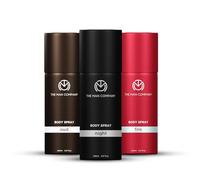 Oud, Fire & Night Body Spray Combo Pack For Men | Premium Long-Lasting Fragrance, Everyday Use Deo, 150ml (Pack Of 3)