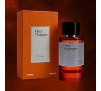 Oud Magique Extrait De Parfum 100ml by Brandy Designs | Luxury Unisex Perfume | Long Lasting Oriental Woody Fragrance with Plum, Leather & Vanilla Notes | Prestige Collection