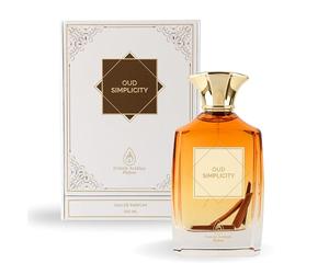 Oud Mood Simplicity 100ml by French Arabian Perfume - Sandalwood and Vanilla Scent - Luxury Arabic Perfume for Women and Men