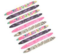 Oud Picks Plectrum Celluloid Flexible 10PCS 0.71mm Replacement for Plucked Instrument Beginner Oud Players Colorful Lightweight Durable