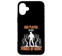 Oud Player by Day Zombie by Night Funny Halloween Musician Case for iPhone 16 Plus