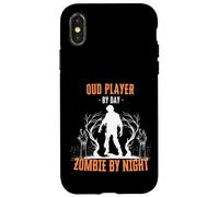 Oud Player by Day Zombie by Night Funny Halloween Musician Case for iPhone X/XS